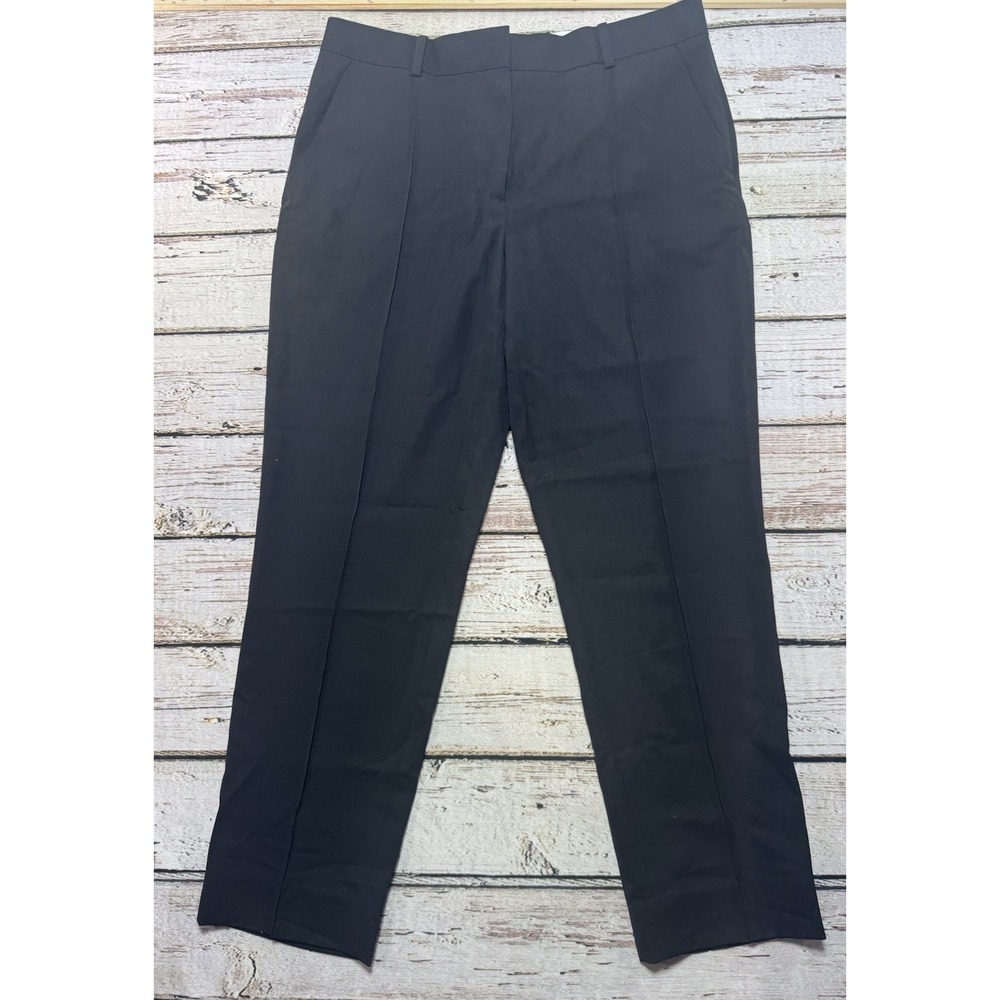 Everlane 100% Wool Black Trousers Work Dress Pants Womens Size 8 New